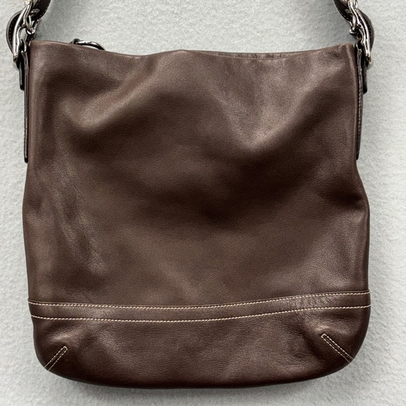 Coach Crossbody Bag Womens Adjustable Strap Tassel Zip Pocket Leather F06X-1415 - Picture 8 of 12